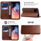 Leather Wallet Case for Iphone 11 Pro/11 Pro Max iphone 11 Max, Brown