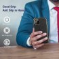 iPhone 11 Pro Max Case PU Leather Protective Phone Cover Luxury Black