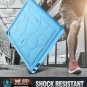 Lenovo Moto Tab Case Slicone Protective Cover Corner Bumper Blue Heavy Duty