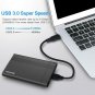 USB 3.0 to SATA External Hard Drive Enclosure Tool-Free for 2.5-Inch 9.5mm 7mm