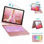 iPad Pro 11 Keyboard Case with Pencil Holder Backlit Girly Hard Shell Auto Sleep