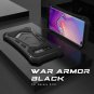Case for Galaxy S10 Plus Armor Aluminum Alloy Metal Silicone Hybrid Black