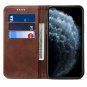 iPhone 11 Pro Max Wallet Case for Women & Men, Muntinfe Flip Folio Brown