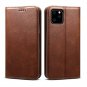 iPhone 11 Pro Max Wallet Case for Women & Men, Muntinfe Flip Folio Brown