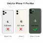 iPhone 11 Pro Max Wallet Case for Women & Men, Muntinfe Flip Folio Brown