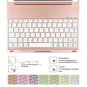 New iPad 9.7 Keyboard Case Protective Folio Slim Hard Shell Backlit Bluetooth