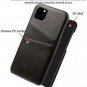 Full Leather Wallet Case for iPhone 11 Iphone11 Pro(5.8Inch), Black