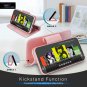 FYY Case for iPhone 11 6.1", [Kickstand Feature] Luxury PU Leather Rose Gold