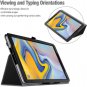Galaxy Tab A 10.5 2018 Folio Case PU Leather Auto Wake/Sleep Smart Cover