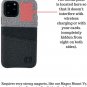 Dockem Luxe M2 Card Case for iPhone 11 Pro (5.8): Built-in Invisible Black