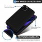 Venoro iPhone 11 Pro Max Case, Credit Card Slot Holder PU Leather Black