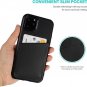 ZUSLAB Cover for Apple iPhone 11 Pro MAX Wallet Case Phone Carbon Fiber Black
