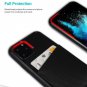 ZUSLAB Cover for Apple iPhone 11 Pro MAX Wallet Case Phone Carbon Fiber Black