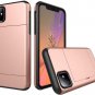 iPhone 11 Pro Max Case,DocKin For iphone 11 6.5 inch, Card-Rose gold