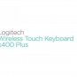 Logitech K400 Plus Wireless Touch TV Keyboard with Easy Media Control and...