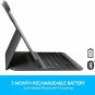 Bluetooth Logitech Slim Folio for New iPad Pro 12.9 3rd Gen Backlit Typing keys
