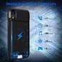 Battery Case for iPhone XR 6.1 Inch 5500mAh Power Rechargeable Portable Black
