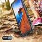 Case for Galaxy Note 10+ Full Body Protection w/ Protector Shockproof Black/Clea