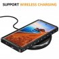Case for Galaxy Note 10+ Full Body Protection w/ Protector Shockproof Black/Clea