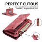 Google Pixel 4 XL/ Pixel 4 Leather Wallet Case Detachable Zipper Large Purse