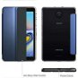 Galaxy Tab A 8.0 2018 Case Smart Cover Case Navy Blue/Clear