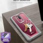 LG G7 Case ThinQ with Screen Protector Women Heavy Duty Clear Bumper Cover