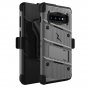 Galaxy S10 Plus Case Bolt Series Military Grade Built In Kickstand Holster Cover
