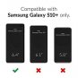 Case for Galaxy S10 Plus Leather Luxury Glitter Bling Rugged Shiny Hybrid Black