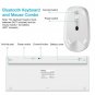 Bluetooth Keyboard and Mouse for iPad and iPhone iOS 13 and Above for Girls Rose