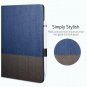 iPad 10.2 7th Gen Case Premium Folio Pencil Holder Multi-Angle Stand Auto Sleep