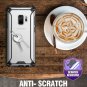 Galaxy S9 Case Premium Shockproof Thin Anti-Scratch Back Side Grip Black/ Clear