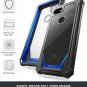 Google Pixel 3A Case with Screen Protector Military Grade Shockproof Clear/ Blue