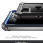 Google Pixel 3A Case with Screen Protector Military Grade Shockproof Clear/ Blue