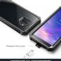 Galaxy A6 Case with Screen Protector Full-Body Rugged Clear Hybrid Bumper Black