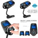 Wireless In-Car Bluetooth FM Transmitter Radio Adapter Car Kit W 1.44 Inch Displ