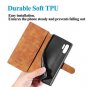 Wallet Case for Galaxy Note 10+ Plus Vintage Slim Wallet Cover Folio Flip Leathe