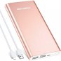 [Upgraded] Poweradd 2ND Gen Pilot 2GS 10000mAh Portable Charger Rose Gold
