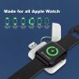 Wireless Magnetic Quick Charger for Apple iWatch Built-in 1000mAh Battery USB