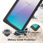 Case for Galaxy Note 10 Plus Waterproof Screen Protector Fingerprint ID Black