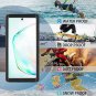 Case for Galaxy Note 10 Plus Waterproof Screen Protector Fingerprint ID Black
