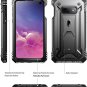 Case for Galaxy S10e Rugged Stand Built-in-Screen Protector Heavy Duty Military