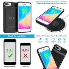 Battery Case for iPhone 7/8 Plus 5000mAh Fast Wireless Charging  Extended