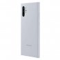 Case for Galaxy Note 10+ Stylish Silicone Back Protective Cover Durable Silver