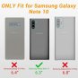Case for Galaxy Note 10 Fingerprint ID Kickstand Full Body Heavy Duty Shockproof