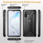 Case for Galaxy Note 10 Fingerprint ID Kickstand Full Body Heavy Duty Shockproof