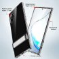 Case for Galaxy Note 10 Plus Metal Kickstand Drop Protection Flexible TPU Clear