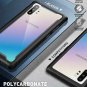 Case for Galaxy Note 10 Plus Note 10 Plus Dual Layer Rugged Clear Bumper Black