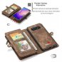 Galaxy S10 Plus Case Wallet, S10+ Detachable Slim Cover, XRPow Premium Brown