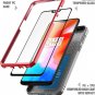 Case for OnePlus 6 with Tempered Glass Full-Body Rugged Heavy Duty Rugged Pink