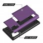 Wallet Case For Galaxy Note 10 Plus Card Holder Dual Layer Hybrid Heavy Duty New
